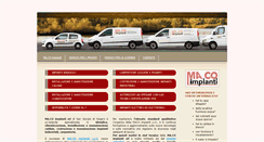 Desktop Screenshot of macoimpianti.com